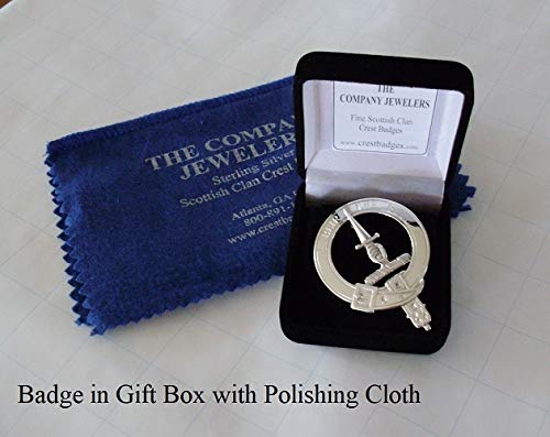 MacDuffee Clan Crest Badge in Solid Sterling Silver - Image 4