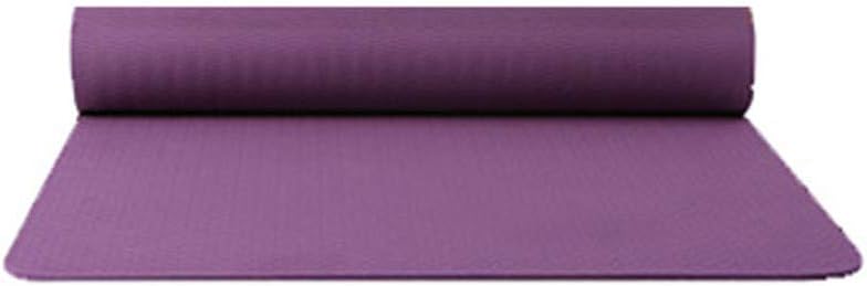 Yoga Mat for Women Yoga Rug TPE Eco Friendly Non Slip Yoga Mat Fitness Exercise Mat Workout Mats for Home Gym Pilates Pad Travel Yoga Mat