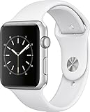 New Apple Watch Series 1 42mm Smartwatch (Silver Aluminum Case, White Sport Band)