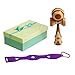 Ingooood Kendama USA Natural Tama Deluxe Pro Toy Catch Game with Extra String and Carrying Holster Including a Beautiful Gift Box