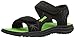 Teva Tidepool Sport Sandal (Toddler/Little Kid/Big Kid), Black/Lime-T, 2 M US Little Kid
