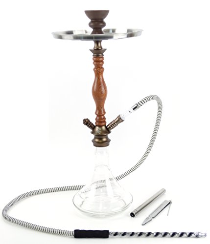 Zebra smoke premium quality woody wood hookah glass bas…