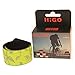 Higo TM Patented Heat Sealed Design Rainproof LED Light up Slap Armband Snap Bracelet Wrap Glowing Sports Wristband with Reflecive Printing& Color Box Package (Green--Design IV)