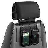 ChargeTech - Car Charging Station - Charging Station for Taxis, Uber, Lyft Drivers - Provides 3 Charging Ports Available for Your Passengers. 2 Micro USB Cables & 1 Apple Lightning Charging Cable