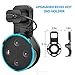 TTAUFRD PDTXCLS Yuanling Outlet Wall Mount Hanger Stand for Dot 2nd Generation, A Space-Saving Solution for Your Smart Home Speakers Without Messy Wires or Screws (Black 2 Pack)