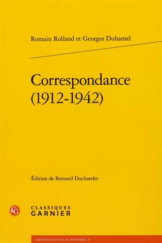 Correspondance, 1912-1942