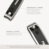 Tweezerman Stainless Steel Nail Clippers Set with 2 Clippers view 2