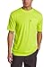 Key Industries Men's Short Sleeve Enhanced Visibility Waffle Knit Pocket T-Shirt, Hi-vis, Large