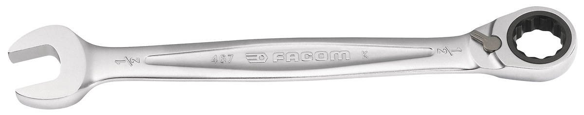 Facom 467.1/4 – Combination Wrench with Ratchet 1/4