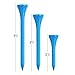 IZZO Golf Wood Golf Tees, 1.75 Inch, Light Blue (Pack of 200)