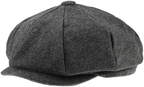 FakeFace Classic Panel Wool Tweed Newsboy Gatsby Ivy Cap Golf