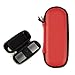 CoBak Carrying Case for AliveCor KardiaMobile 6L - Travel Case Fits in Pocket, Features Zipper Storage to Keep Kardia EKG Monitor Safe On The Go, Red