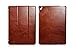 iPad Pro Leather Case, Icarercase Genuine Leather Side Open Flip Folio Style Smart Cover in Ultra Slim Design with Stand & Auto Wake/Sleep Functions for 9.7-inch(Brown)