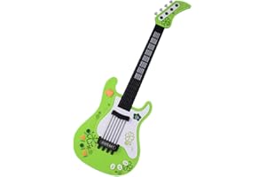 Guitare musicale électrique pour enfants avec 4 modes de jeu, lumières musiques pour garçons et filles – Design convivial pou