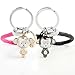 MILESI Cute Monkey Mascot Couples Keychains Valentine's Gifts for Couple/Birthday Present