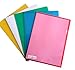 PARTH IMPEX Clear Document Folder Copy Safe Project Pockets (Pack of 15) Plastic Paper Jacket Sleeves in Assorted Colors Scratch Resistant Paper Holders Organizer (W 8.7