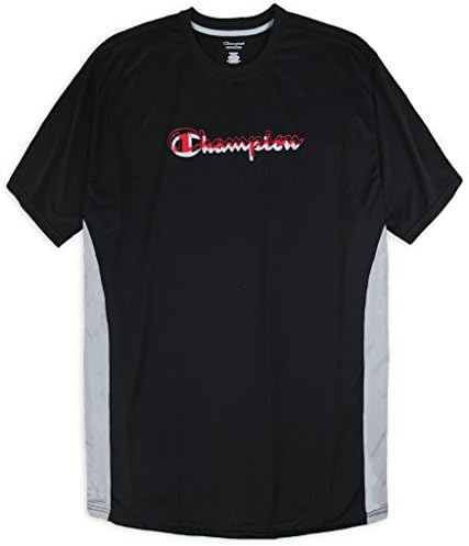 Champion Printed Performance T-Shirt Pieced BLACK/Gray 5XL #555A