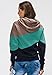 FanShou Women Thickening Patchwork Contrast Color Sweatshirt Hoodies