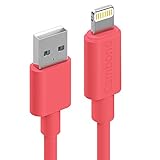 iPhone Charger, Cambond iPhone 7 Plus Cable Apple MFi Certified 8 Pin Data Sync USB Lightning Stepped Updated iPhone 7 Cord ( Peach 6ft )