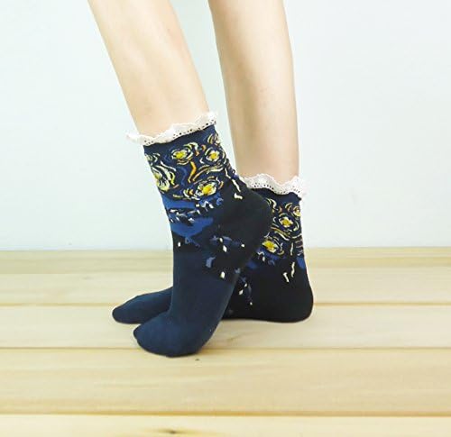 Starry Night Lace Ankle Socks