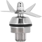 Wet Blade Assembly Replacement Blades Stainless Steel Blade Assembly Compatible with Vitamix 7500/750/780/5300 Series Blender, Only Fits 64oz Low Profile Container