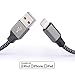 EverDigi 3Pack 6FT Lightning to USB Cable, Premium Nylon Braided Charging Cable Cord Compatible with iPhone 7/7 Plus/6/6s/6 plus/6s plus, iPhone 5/5s/5c,iPad, iPod & More (Black)