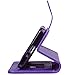 Grand Prime Case, Arae Samsung Galaxy Grand Prime wallet case,[Wrist Strap] Flip Folio [Kickstand Feature] PU leather wallet case with ID&Credit Card Pockets For Samsung Galaxy Grand Prime (Purple)
