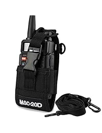 abcGOODefg 3 in1 multifunción universal Funda Bolsa Cartuchera Funda para GPS PMR446 Motorola Kenwood Midland ICOM Yaesu Two Way Radio Walkie Talkie