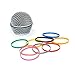 ZRAMO Colorful Color Choices Silicone Ribbon Microphone Ball Head Mesh Grill for for shure PG58 Beta58 SLX124 SM58 PGXD24 PG24/PG58 PYLE PDWM-2115 Wireless Microphones Replacement Universal Screen-1PC