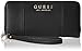 GUESS womens Heidi Large Zip Around wallets, Black, One Size US