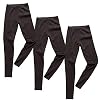 HERMKO 2720 3er Pack Kinder Legging aus Bio-Baumwolle