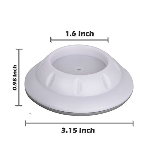 4 Pcs/Set Wall Guard for Pressure Gates, Wall Protector for Walk Thru Gates, Protect Door, Stair, Wall Surface, Babies & Pets Safety. (White)