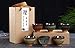 Mtoye 6PCS Handmade Chinese Small Ceramic Tea Set Sake Cups Set of 6，2.5oz 6 Colors Pottery Teacups