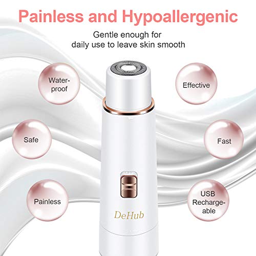 Facial Hair Removal for Women, DeHub Upgraded 2019 Version Waterproof Painless 4 in 1 Lady Grooming Kit-Facial Hair… - Image 2