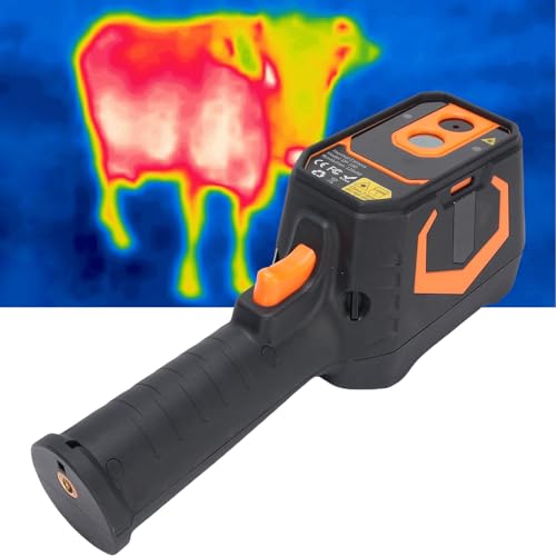 Cámara Termográfica Portátil, Resolución 120x90, Rango 20°C a 550°C, 84GB Almacenamiento, para Construcción y Maquinaria Eléctrica