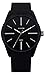 Comtex Mens Black-Tone Fashion Simple Water Resister Quartz Watches