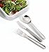 Joseph Joseph GoEat Compact Stainless-Steel Cutlery Set, Gray