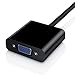 USB 3.0/2.0 to VGA Adapter Mini Full HD External Video Card Multi Monitor Adapter Multi-Display Video Converter USB to VGA Adapter Support Max Resolution 1080p for Win 7 8 10