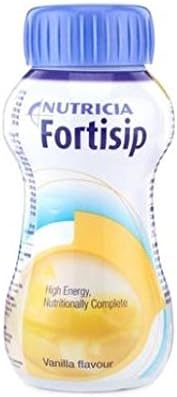 Fortisip 24x Vanilla High Energy Milkshake 200ml Bottle