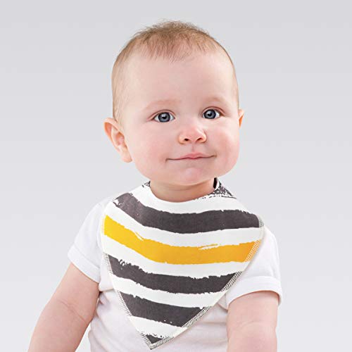8-Pack Boys Bibs - Kirecoo Baby Bandana Drool Bibs for Drooling and Teething, 100% Organic Cotton and Super Absorbent Bibs for Baby Boys, Baby Shower Gift - Thumbnail 6