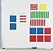 Learning Resources Magnetic Algebra Tiles, Algebraic Math Skills, Magnets for Any Magnetic Surface, 72 Piece Set, Ages 11+