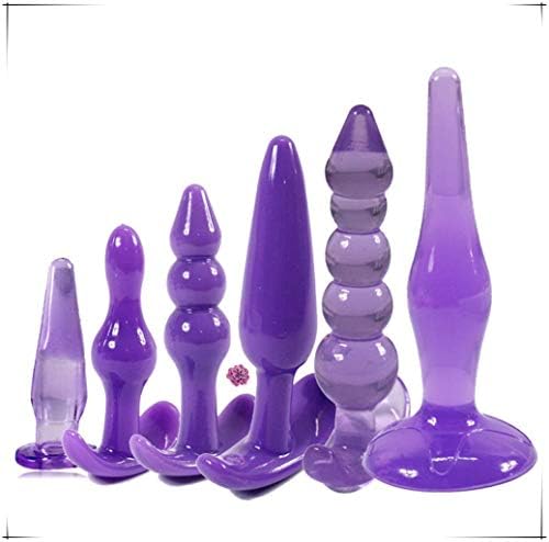 6 Pcs Soft Silicone Training Kit Tool (Purple)