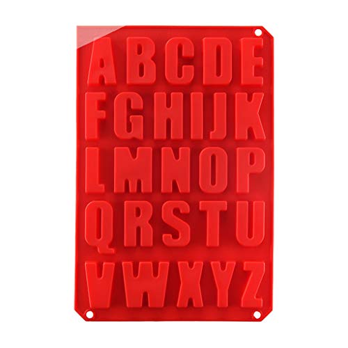 ☀ Dergo ☀ Cake moulds,1PCS 26 Letter Silicone Chocolate Cake Mold Mould Crafts Cookie Candy Ice