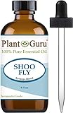 Shoo Fly Synergy Essential Oil Blend (Insect, Mosquito, Bug Repellent) 4 oz 100% Pure, Undiluted, Therapeutic Grade. (Blend of: Citronella Oil, Lemongrass Oil, Rosemary Oil, Geranium Oil)
