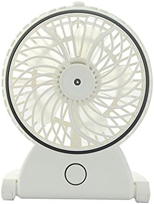Humidifier Fan,Eridge Handheld USB Mini Fan Portable Cooling Misting Humidifier Water Spray Desk Fans With Built In Rechargeable Battery (white)