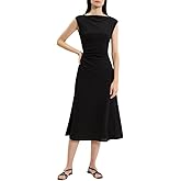 Theory Women's Boat Neck Drape Dress