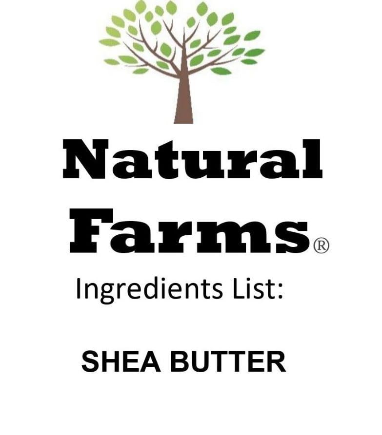 Natural Farms 1lb 100% Ultra Refined Shea Butter
