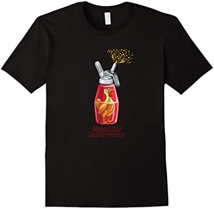 Men's Chef's T-Shirt Molecular Gastronomy Medium Black