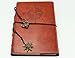 VALERY Nautical Refillable Personal Vegan Leather Journal - String Bound with Built-in Pen Holder and Vintage Brown Lined Diary Notebook , Creative Gift Idea for Vegans /Teachers/ Writers