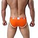 Men's Underwear,Neartime Mens Boxers Pouch Shorts Underpants Sleepwear (M, Orange)